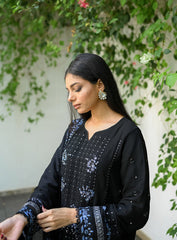 Raad Luxury Embroidered Chiffon 4 Piece Stitched Suit RD24LEF RA01-9599