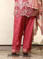 Raad Luxury Embroidered Lawn Suits Stitched 3 Piece - RD25LEF HSE02