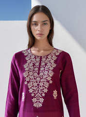Raad Embroidered Lawn Stitched Kurti RD24EL D-01-MG