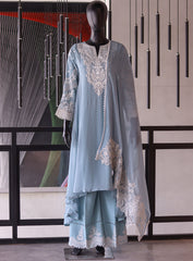Raad Luxury Embroidered Chiffon 3 Piece Stitched Suit RD24A RA05 FZ13