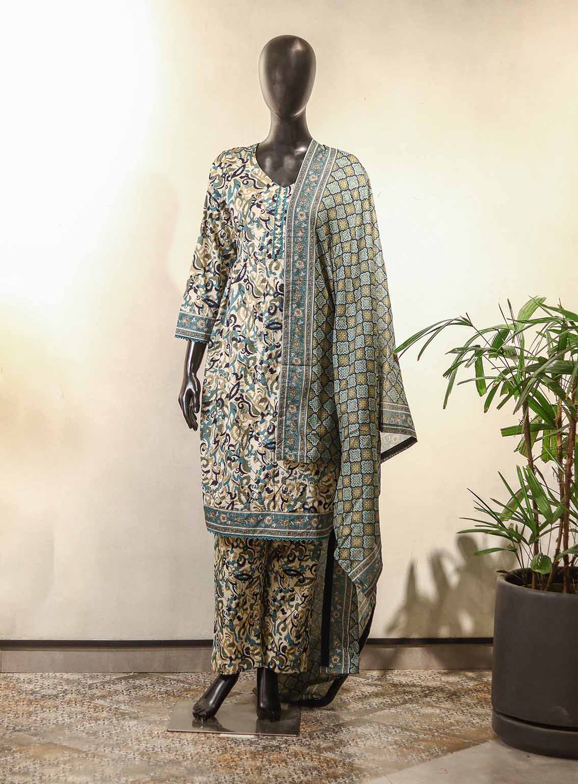 Raad Printed Lawn Suits Stitched 3 Piece - RD25PL HS06