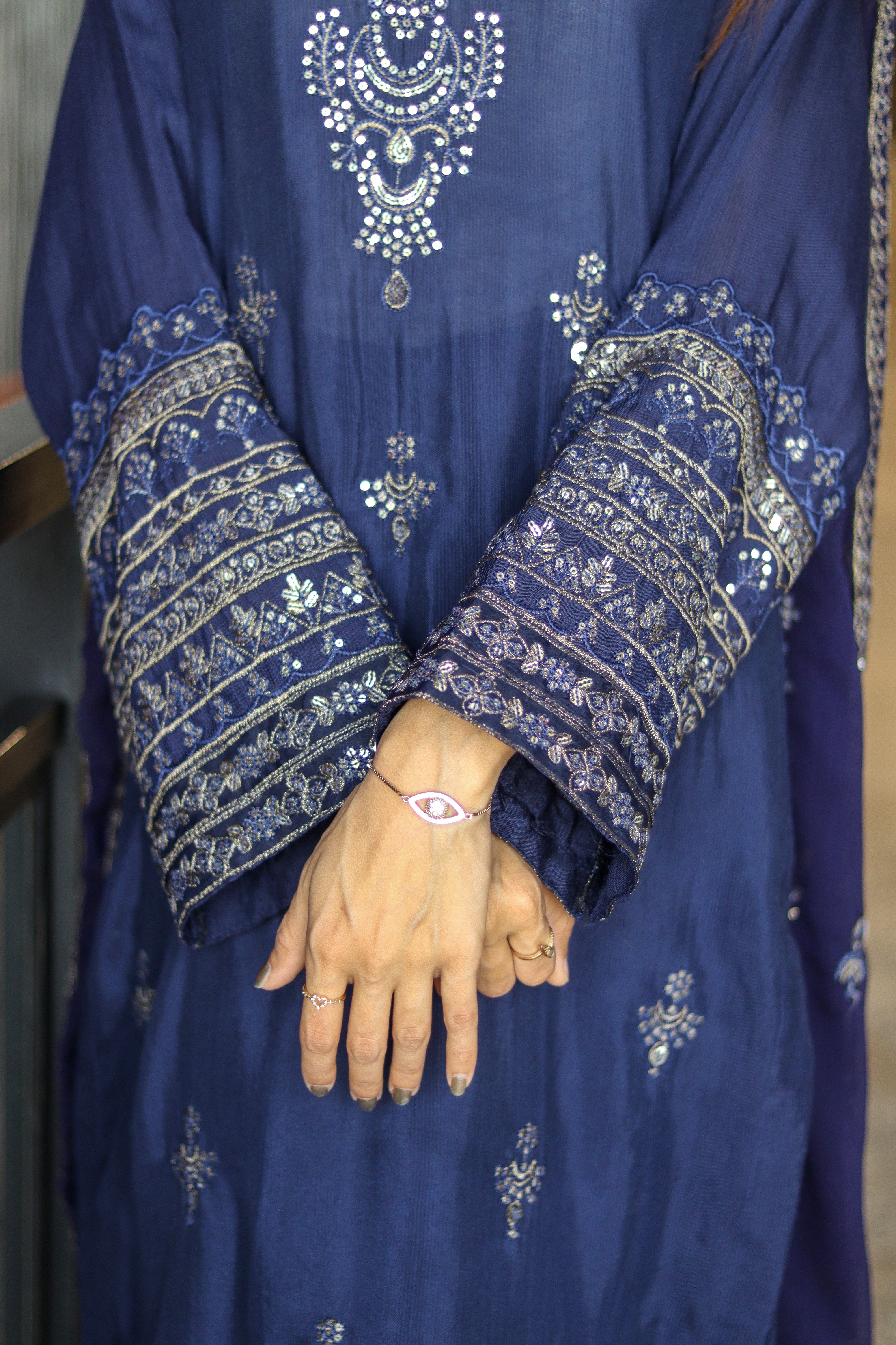 Raad Luxury Embroidered Raw Silk 3 Piece Stitched Suit RD25LEF RA24-678